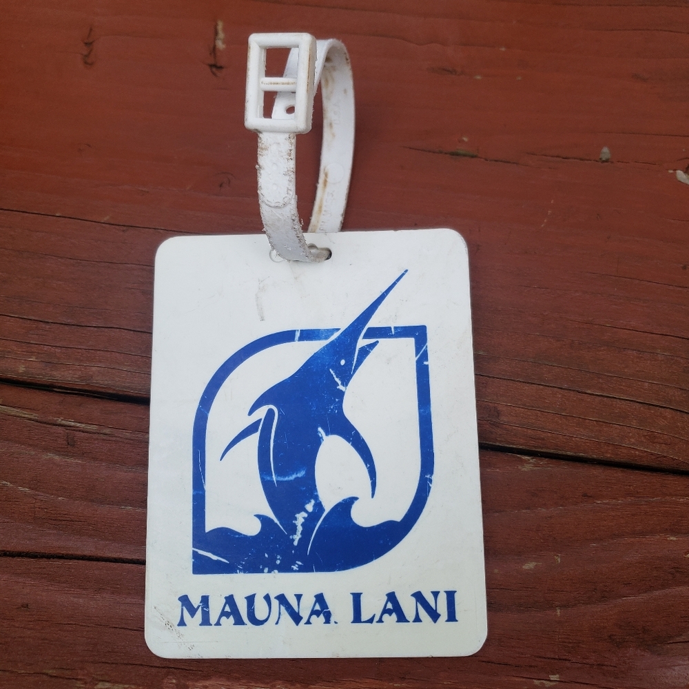 Vintage MAUNA LANI - Kohala Coast Island Of Hawaii Golf Bag Tag